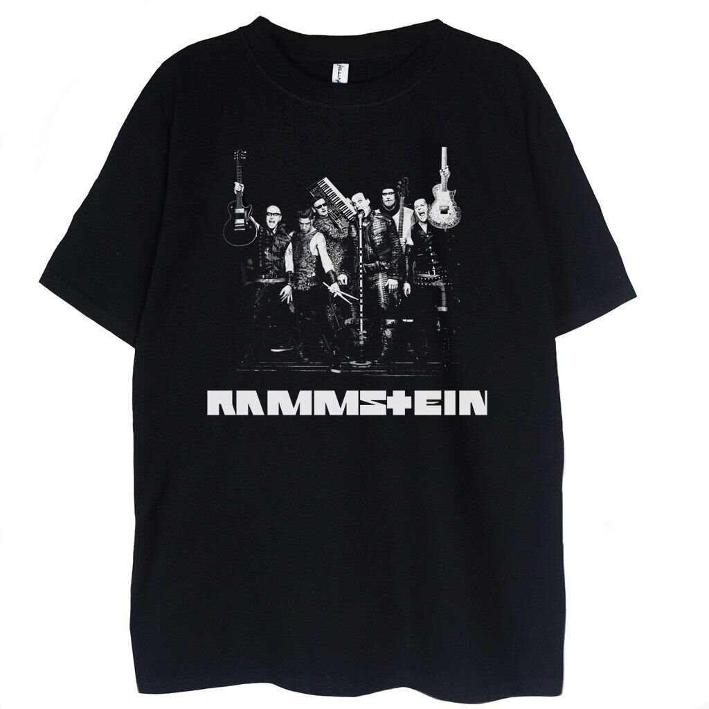 t-shirt czarny Rammstain Photo