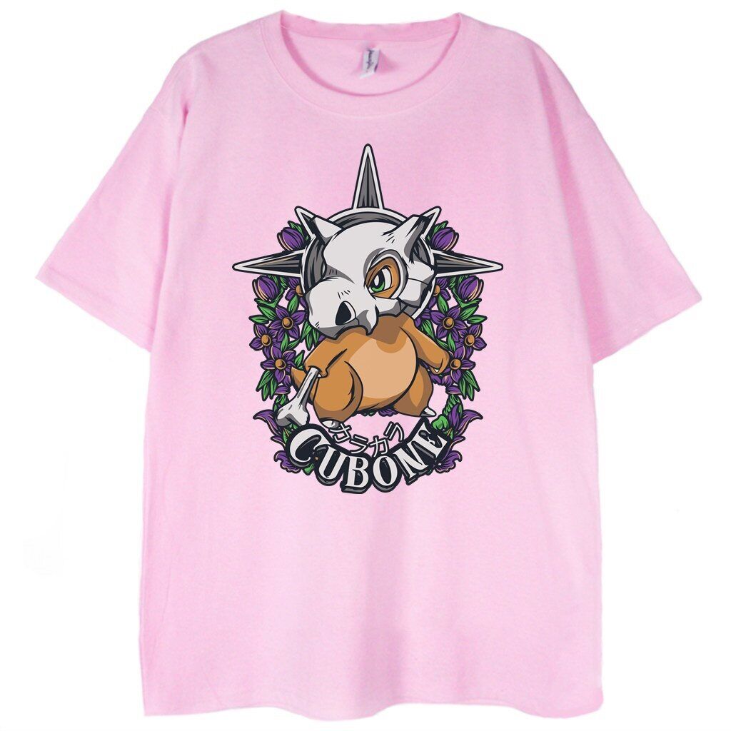 różowa koszulka cubone pokemon