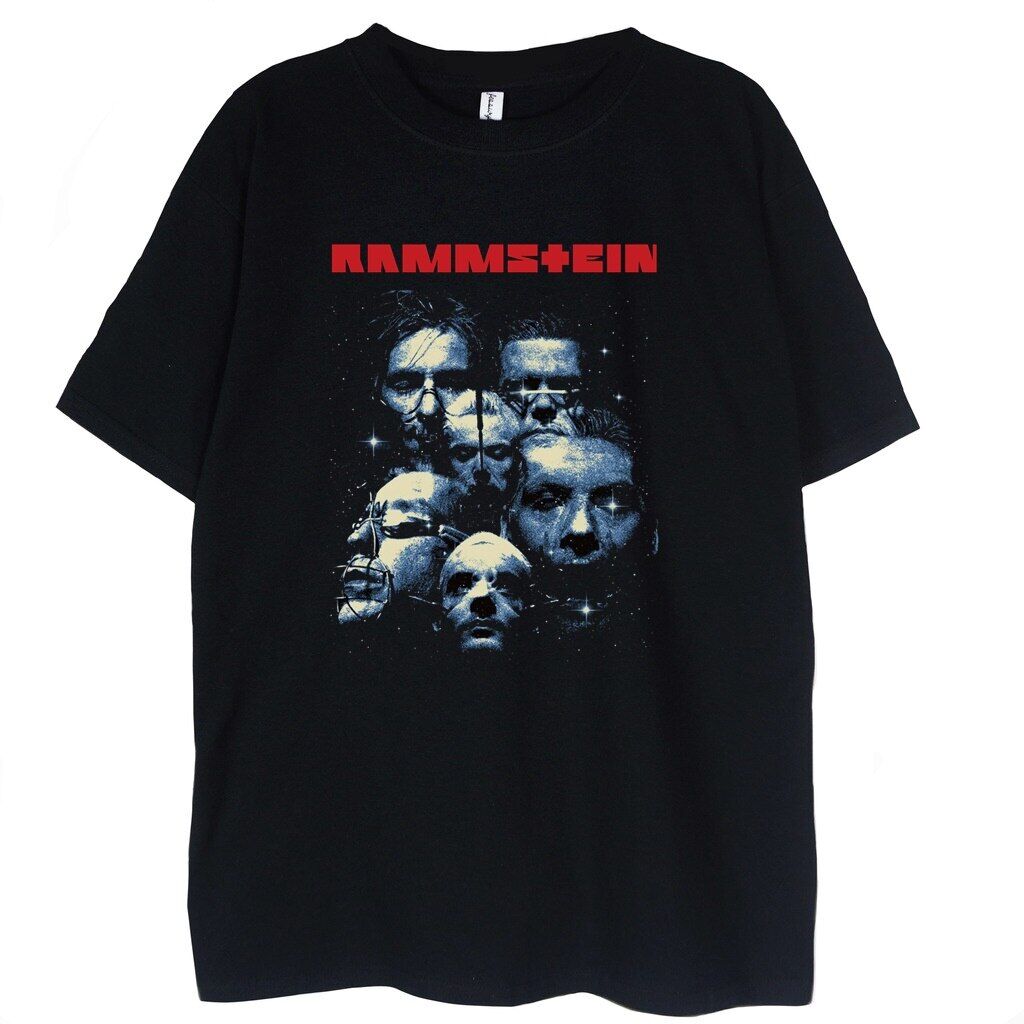 czarny t-shirt rammstein logo