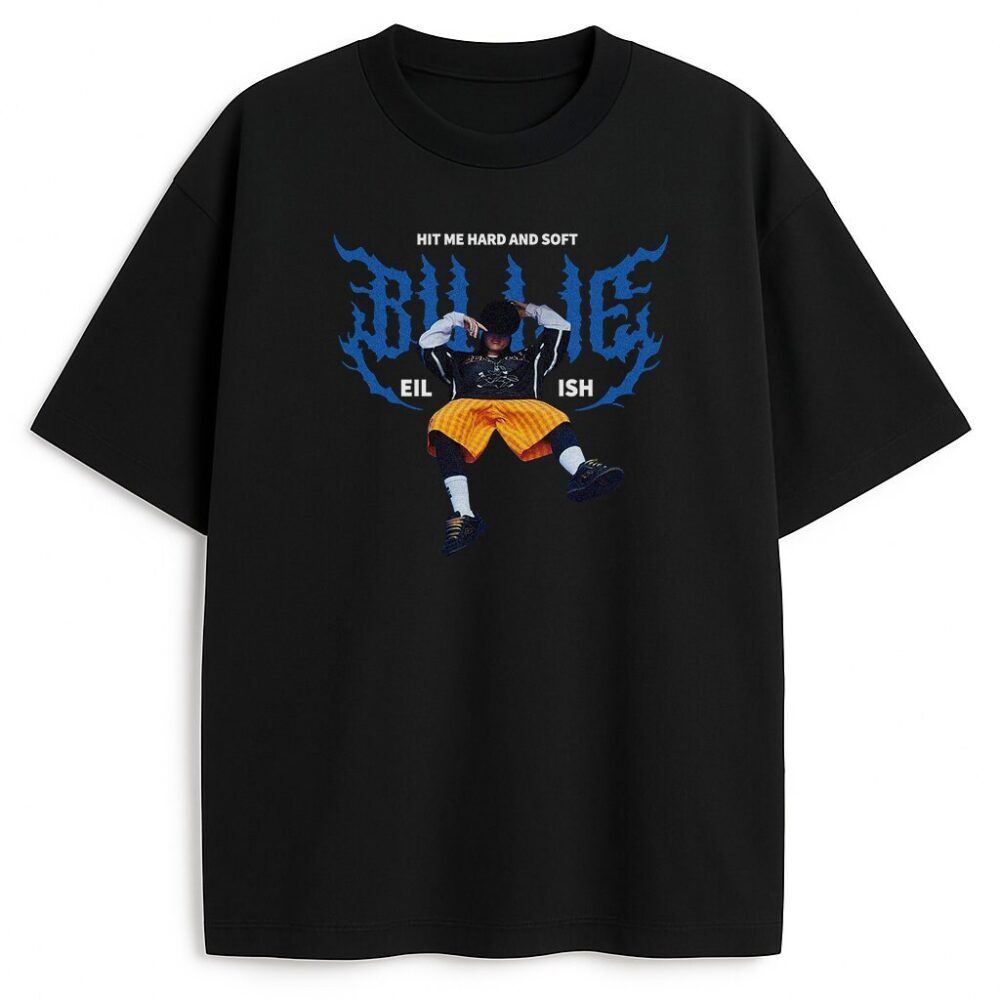Billie Eilish Hit Me Tour Tシャツ T-shirt Billie Eilish Tour 2025 – styl sceniczny i energia