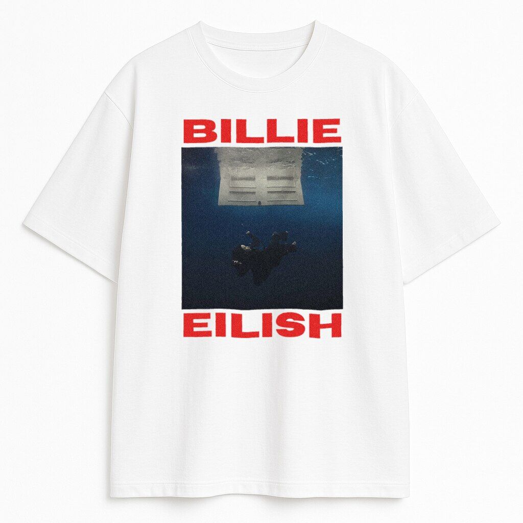billie eilish Tシャツ T-shirt Billie Eilish Falling Below – merch z głębi emocji