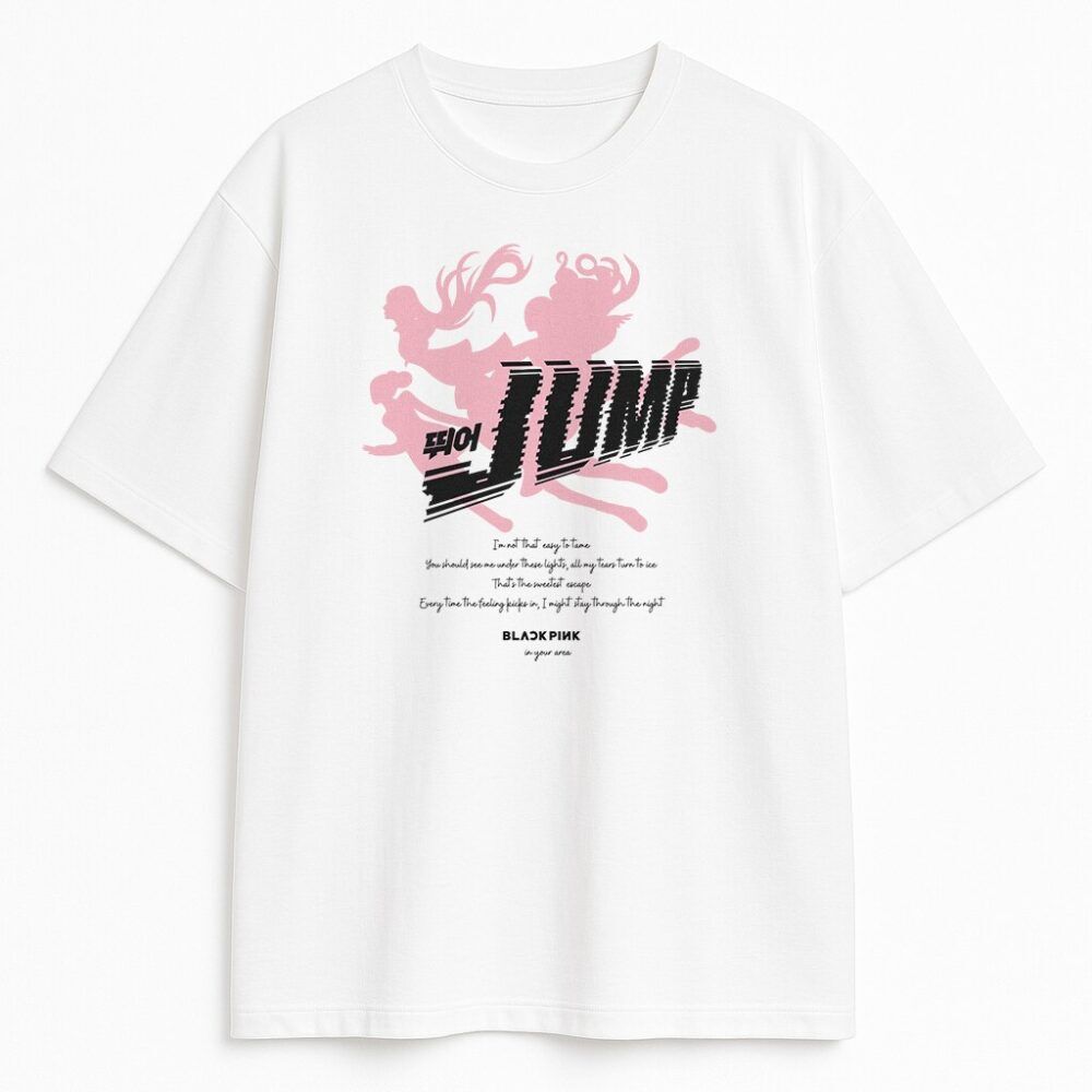 T-shirt Blackpink Jump World Tour: Podbij Świat z BLINK!
