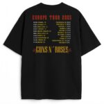 GUNS N' ROSES 2025 TOUR オフィシャル Tシャツ GUNS N ROSES Koszulka T-Shirt TOUR 2025 PGE NARODOWY