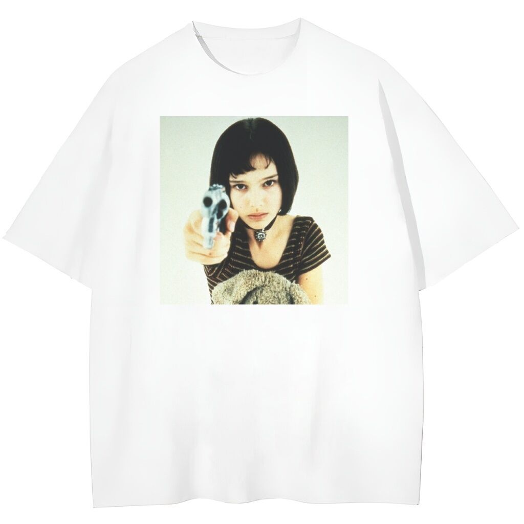 t-shirt biały przód leon zawodowiec matylda photo t-shirt Leon Zawodowiec Mathilda Photo - obrazek 1