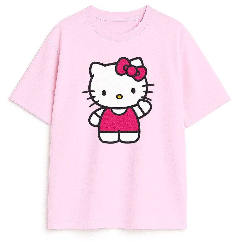 koszulka-rozowa-przod-hello-kitty-postac t-shirt Hello Kitty Wyprzedaż - obrazek 1