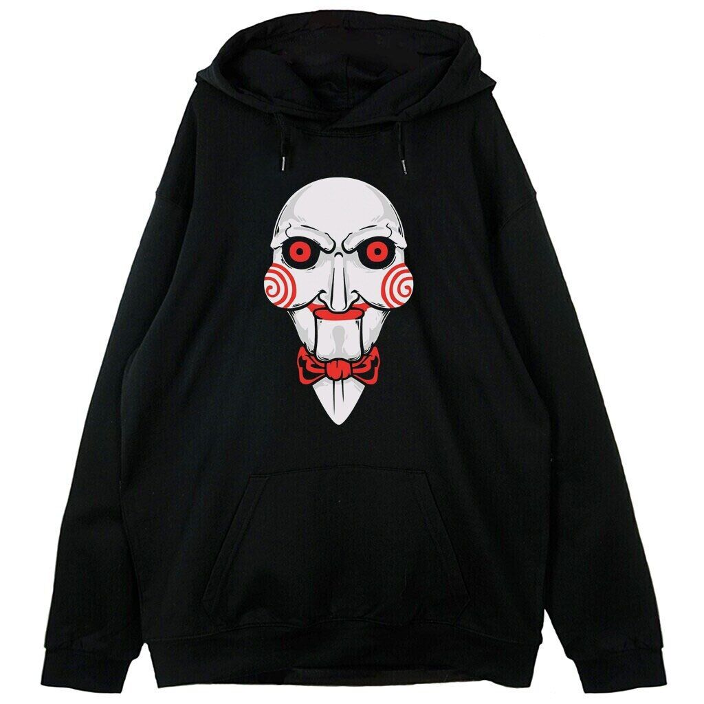 czarna bluza z kapturem jigsaw