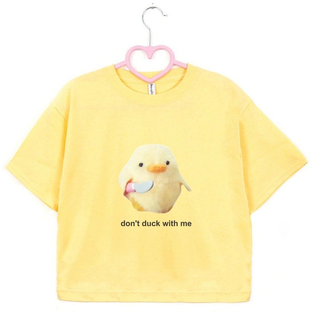 crop top Duck Meme - obrazek 1