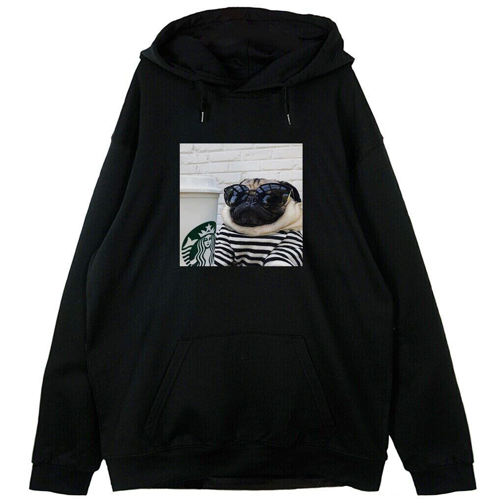 bluza z kapturem Mops Mood - obrazek 1