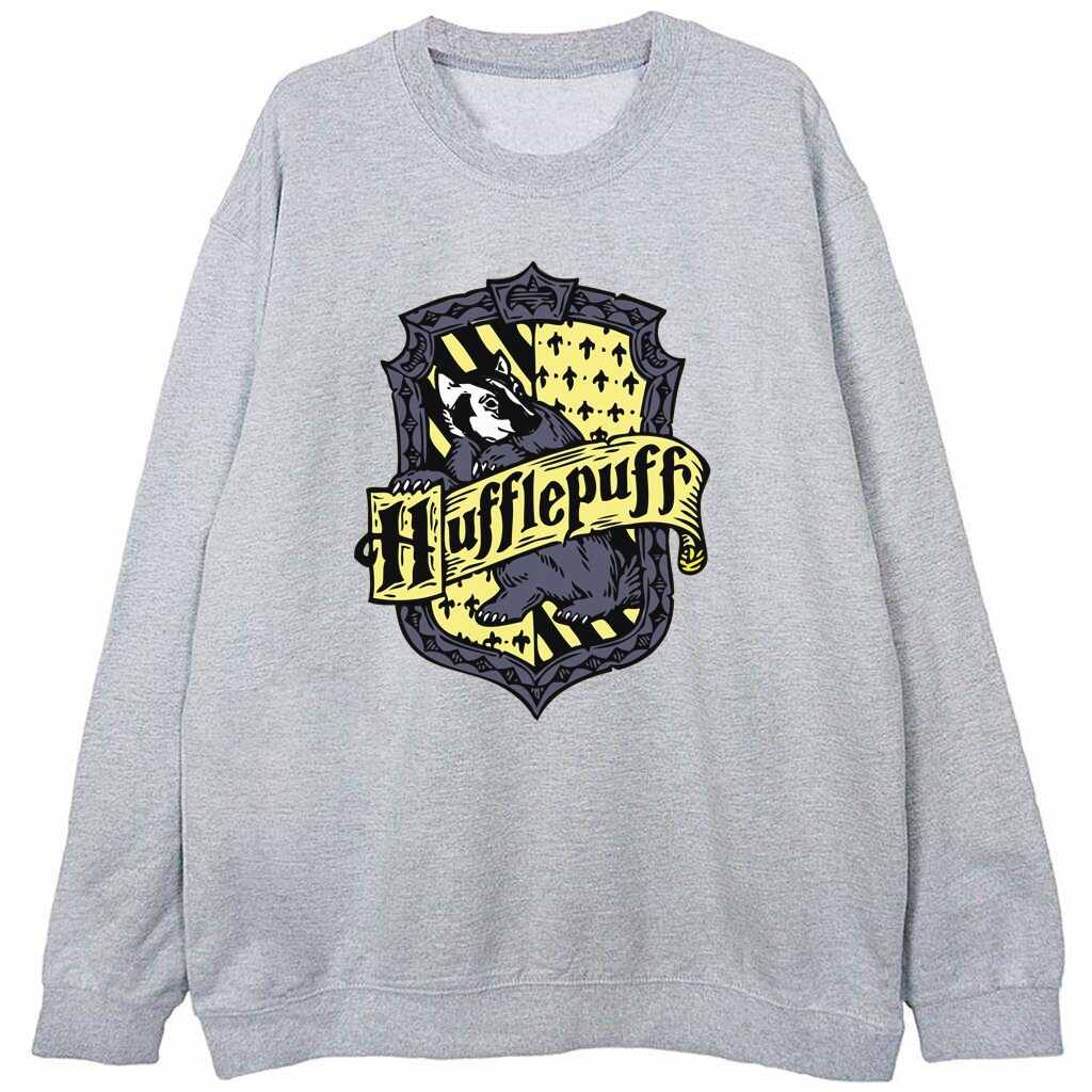 szara bluza z herbem hufflepuff z filmu harry potter