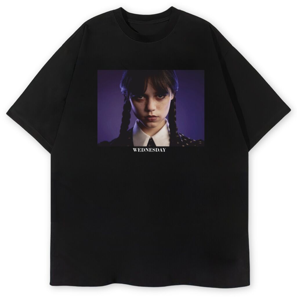 t-shirt Wednesday Addams Wyprzedaż - obrazek 1