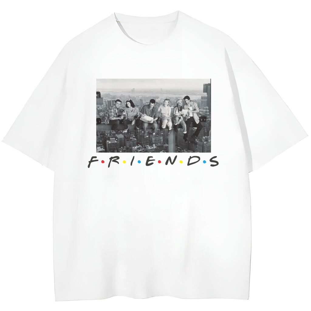 t-shirt biały przód friends przyjaciele vintage t-shirt Przyjaciele Friends Vintage - obrazek 1