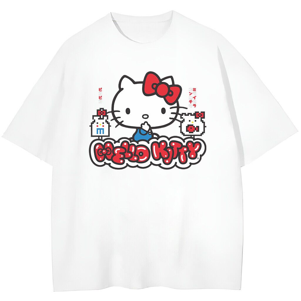 t-shirt Hello Kitty Kawai Wyprzedaż - obrazek 1