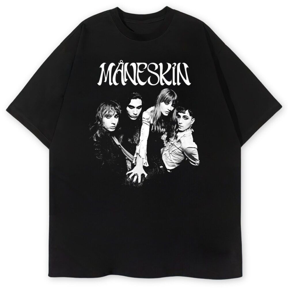 T-shirt Maneskin – rockowy styl dla fanów włoskiego zespołu