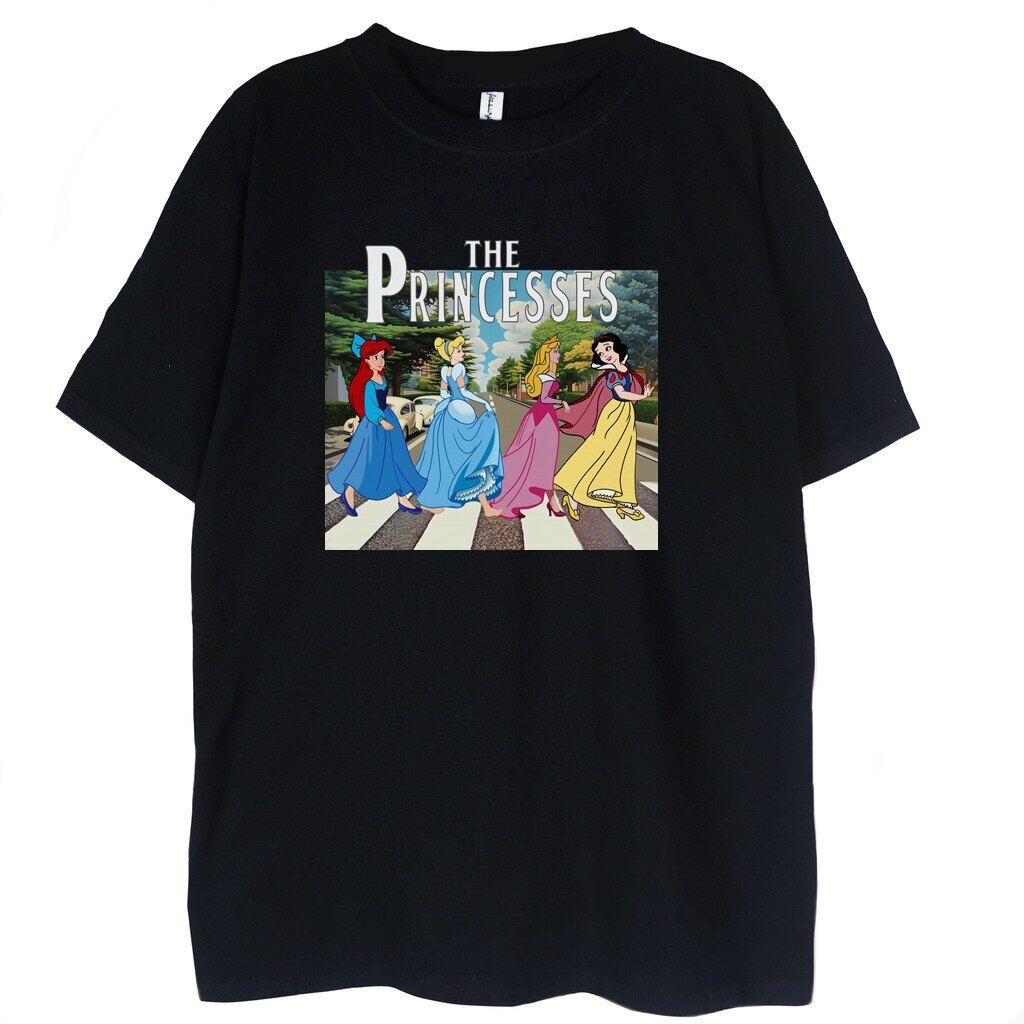 czarna koszulka the princesses