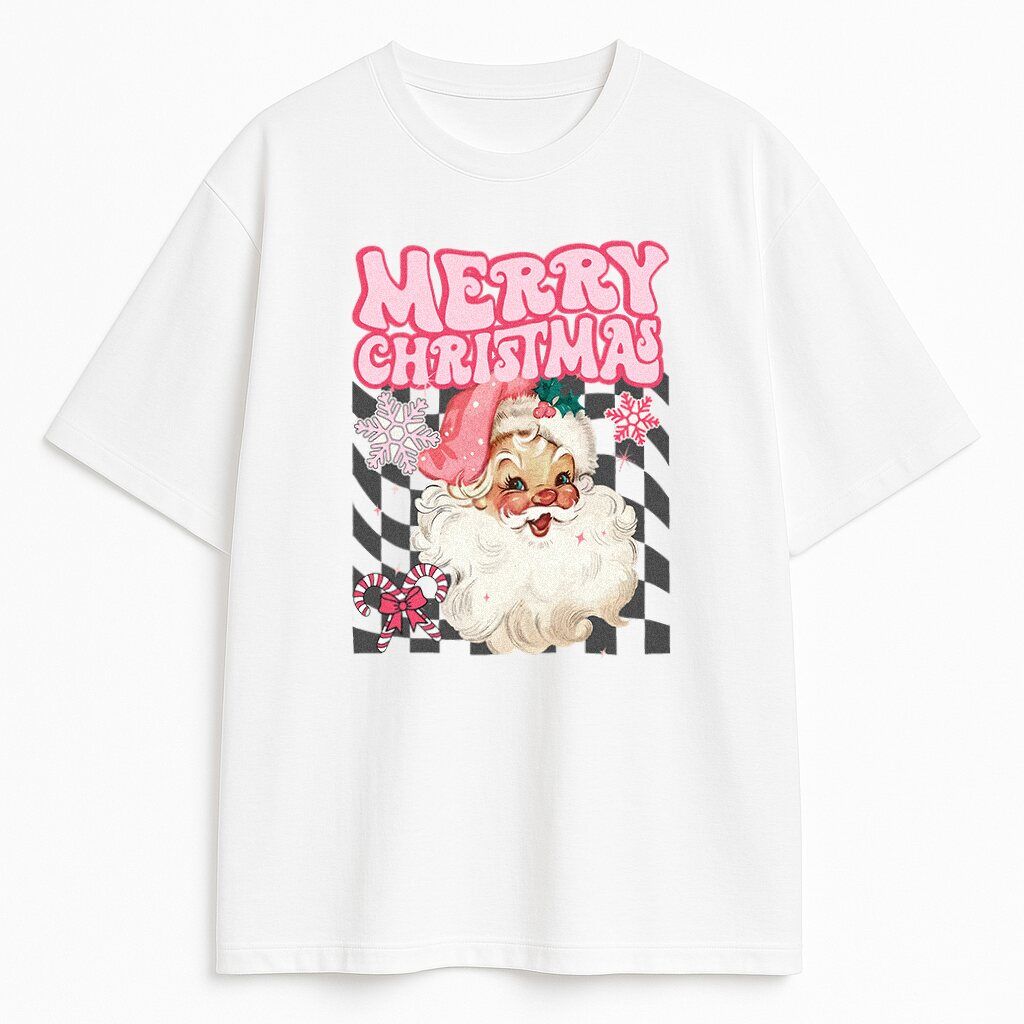 t-shirt Santa Black - obrazek 1
