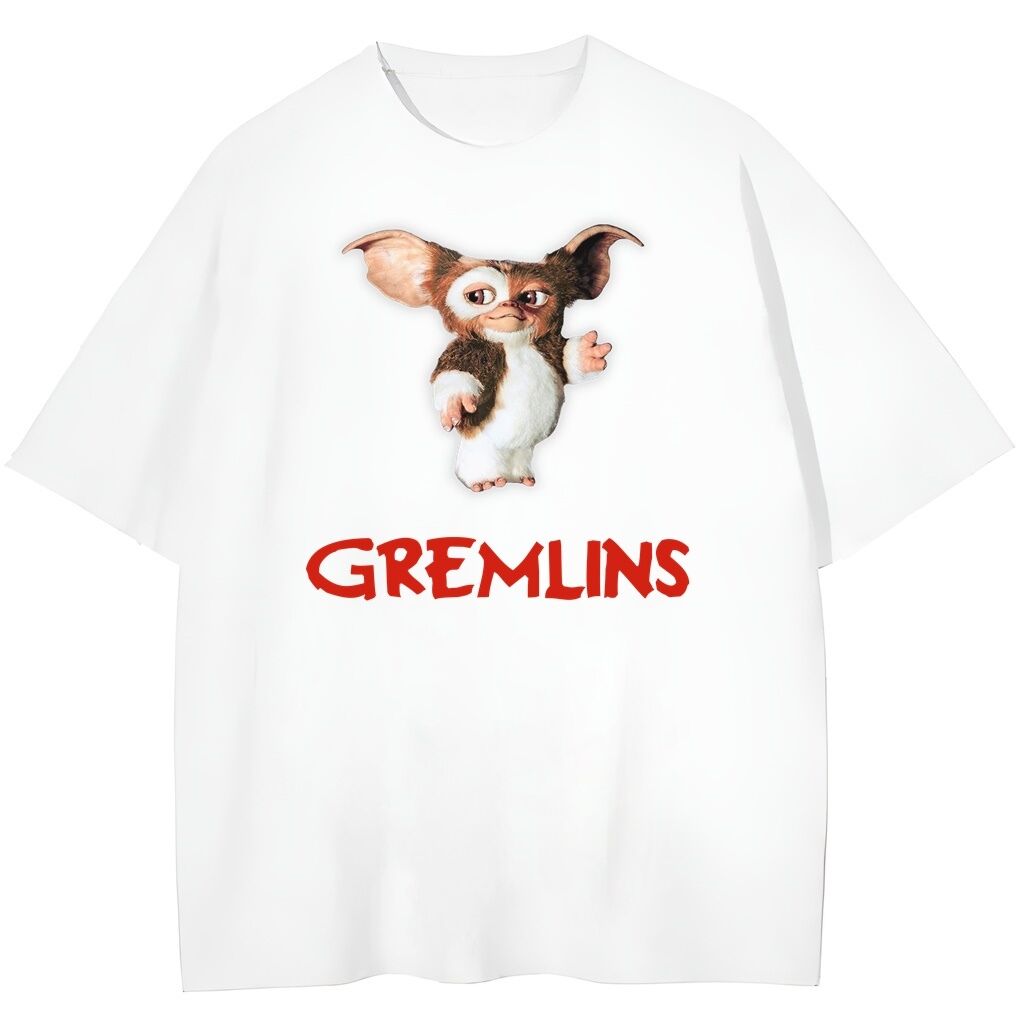 t-shirt biały przód gremlins gizmo t-shirt Mogwai Gremlins Gizmo - obrazek 1