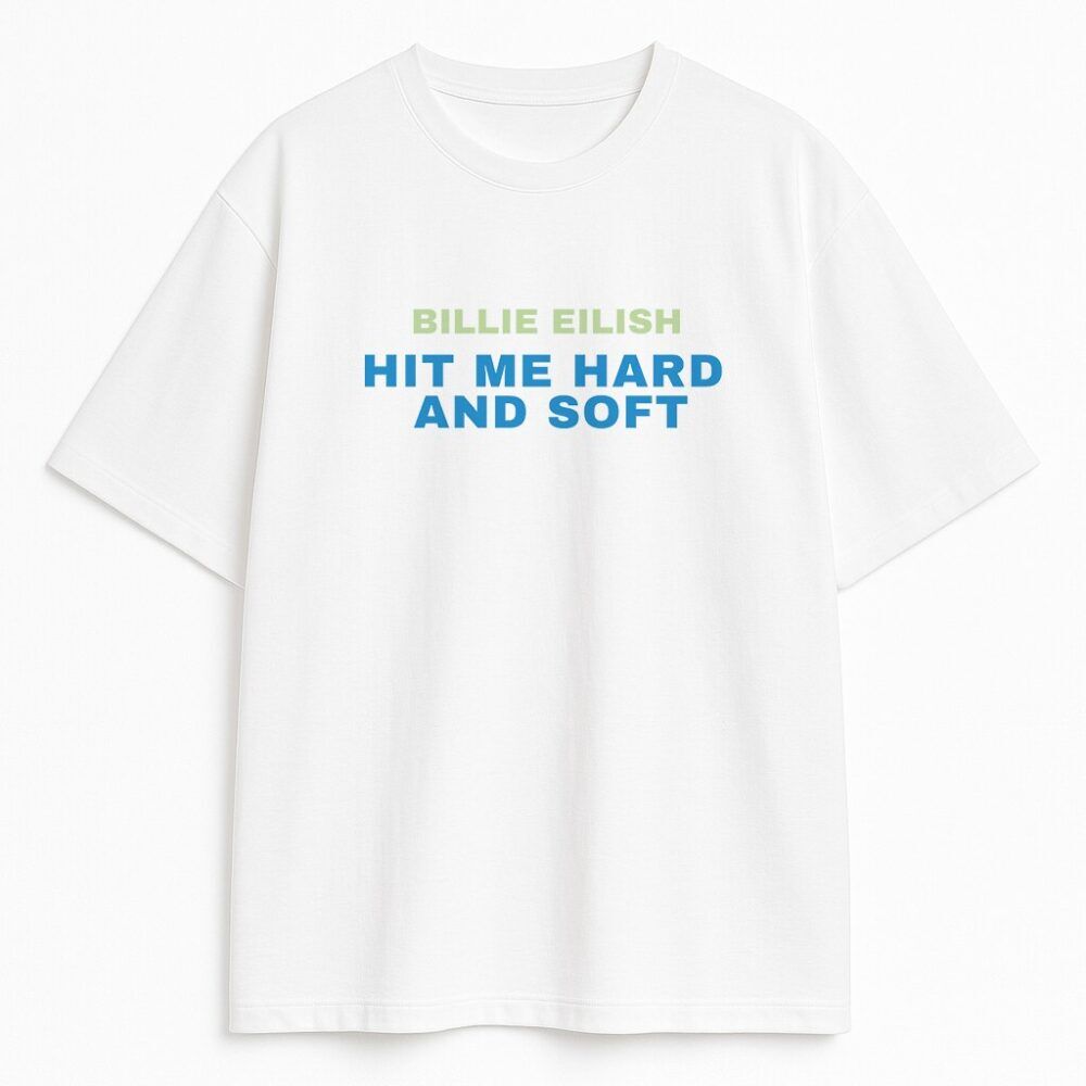 T-shirt Billie Eilish Hit Me Hard And Soft – albumowy styl z pazurem