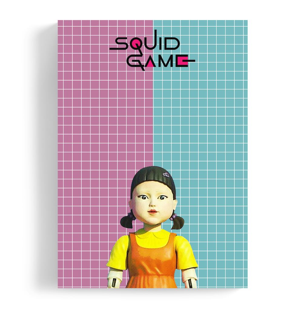 notes Squid Game netflix lalka doll notes Squid Game Lalka Zielone Czerwone - obrazek 1