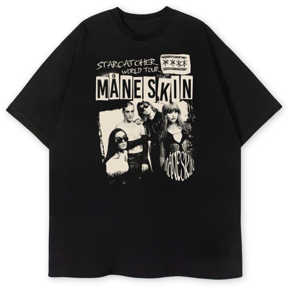 T-shirt Maneskin – rockowy styl dla fanów włoskiego zespołu