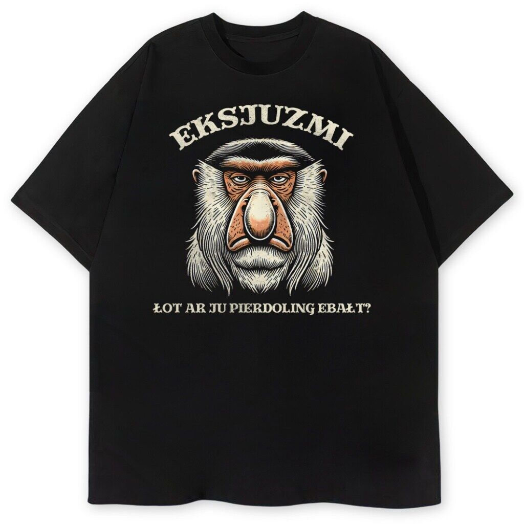 t-shirt Nosacz Sundajski Eksjuzmi - obrazek 1