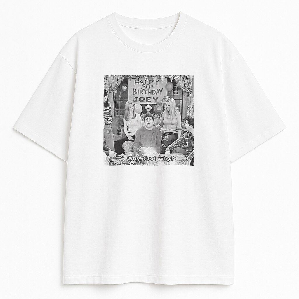 t-shirt Friends Why God Why - obrazek 1
