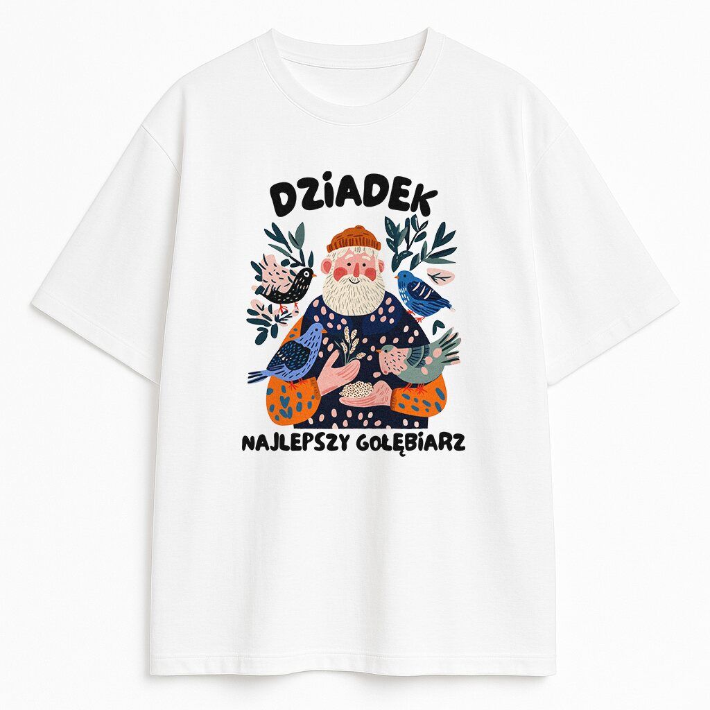 t-shirt Dziadek Najlepszy Gołębiarz - obrazek 1