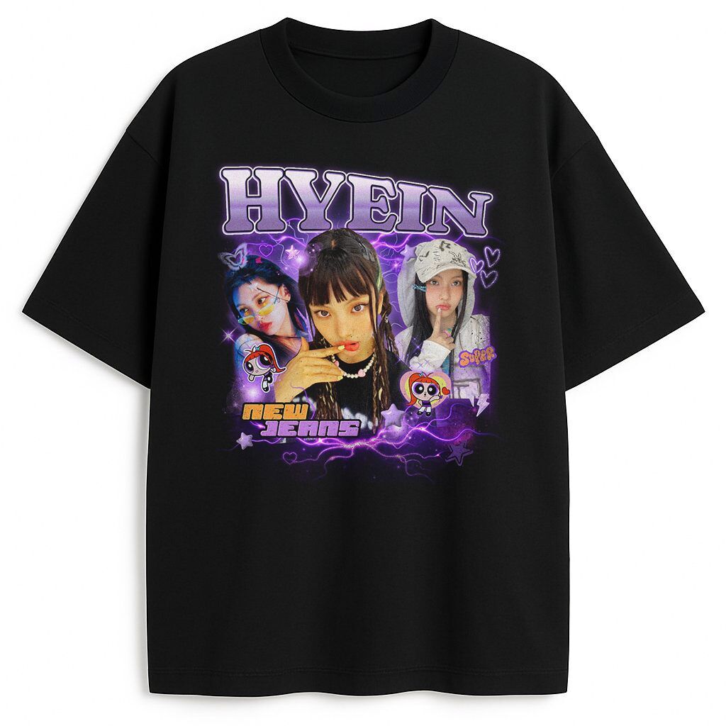 t-shirt NewJeans Hyein Bootleg - obrazek 1