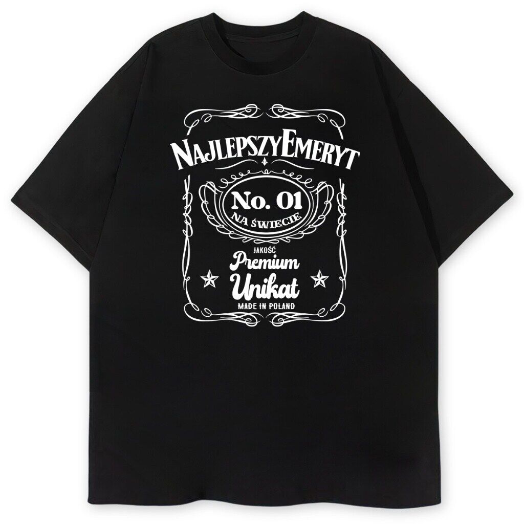 t-shirt Najlepszy Emeryt Premium - obrazek 1
