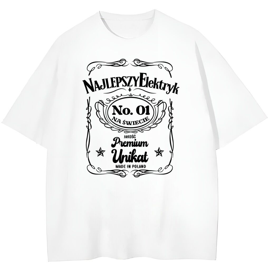 t-shirt Najlepszy Elektryk Premium - obrazek 1