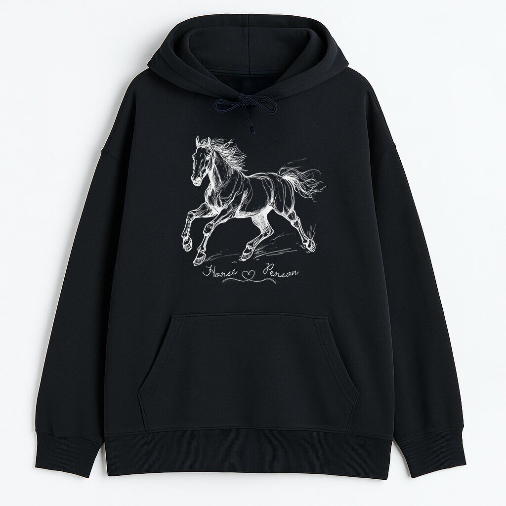 bluza z kapturem Horse Person - obrazek 1