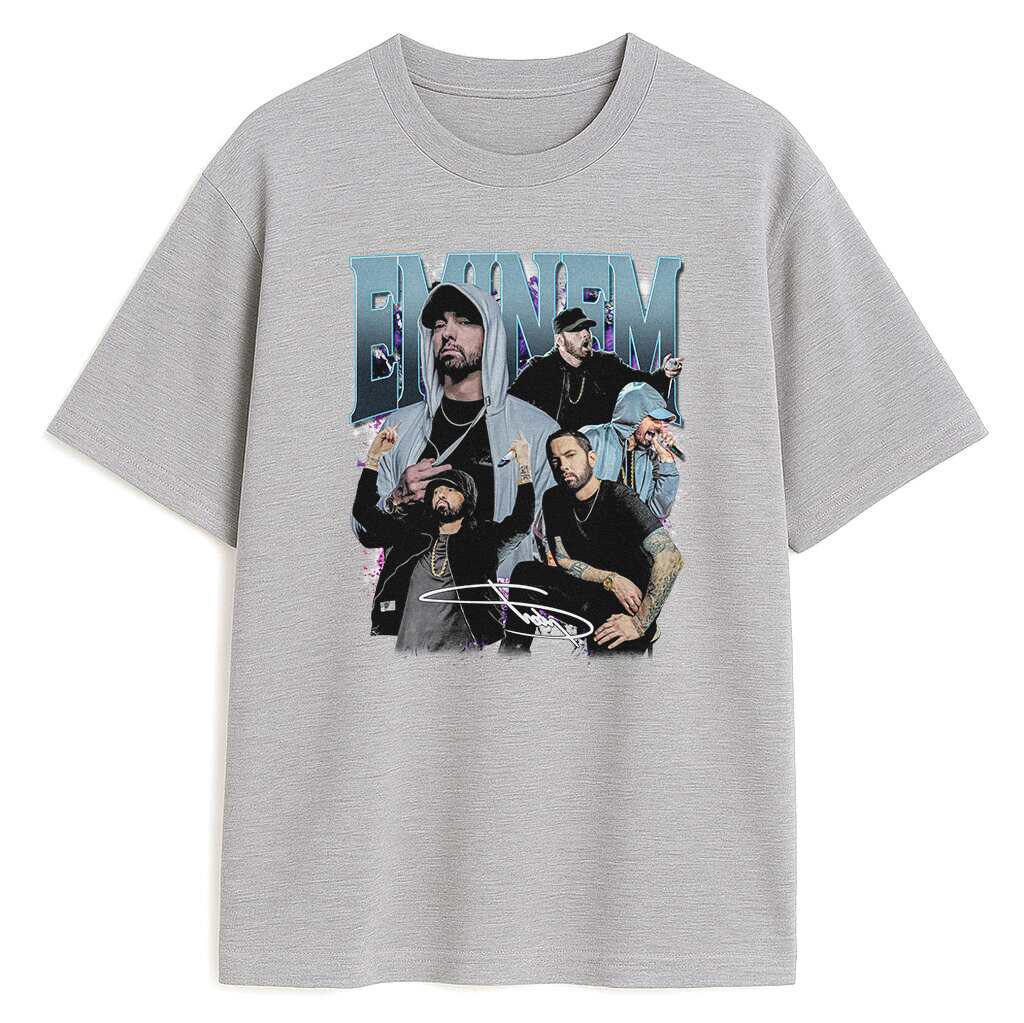 koszulka-szara-przod-bootleg-eminem t-shirt Eminem Bootleg - obrazek 1