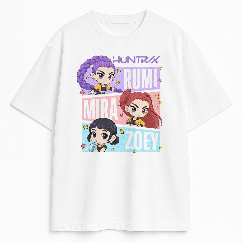 t-shirt Kpop Demon Hunters Huntrix Power - obrazek 1