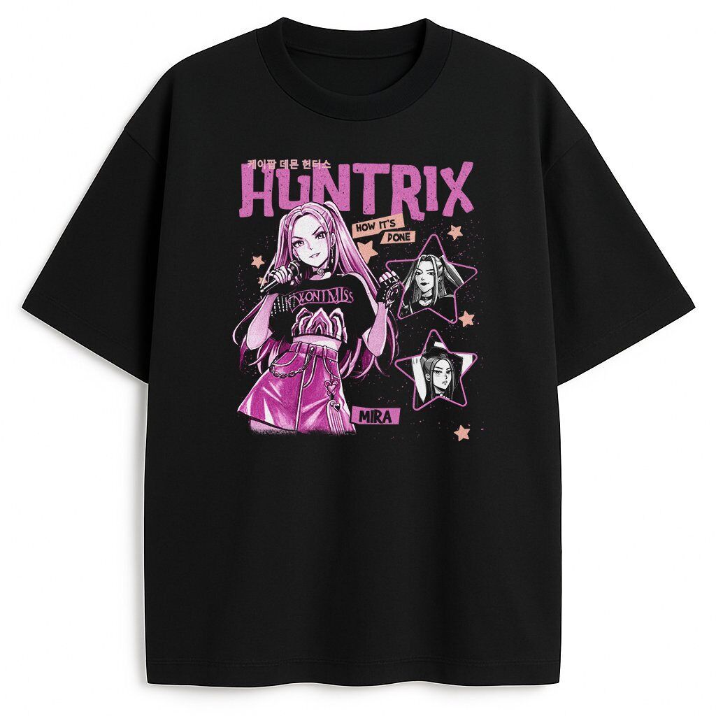 t-shirt Kpop Demon Hunters Mira Stars - obrazek 1