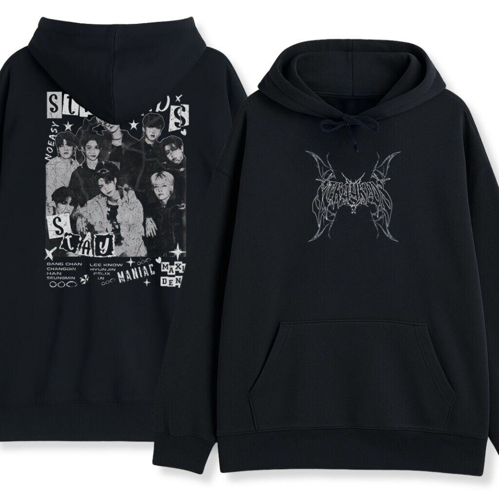 dwustronna bluza z kapturem Stray Kids Oldschool - obrazek 1