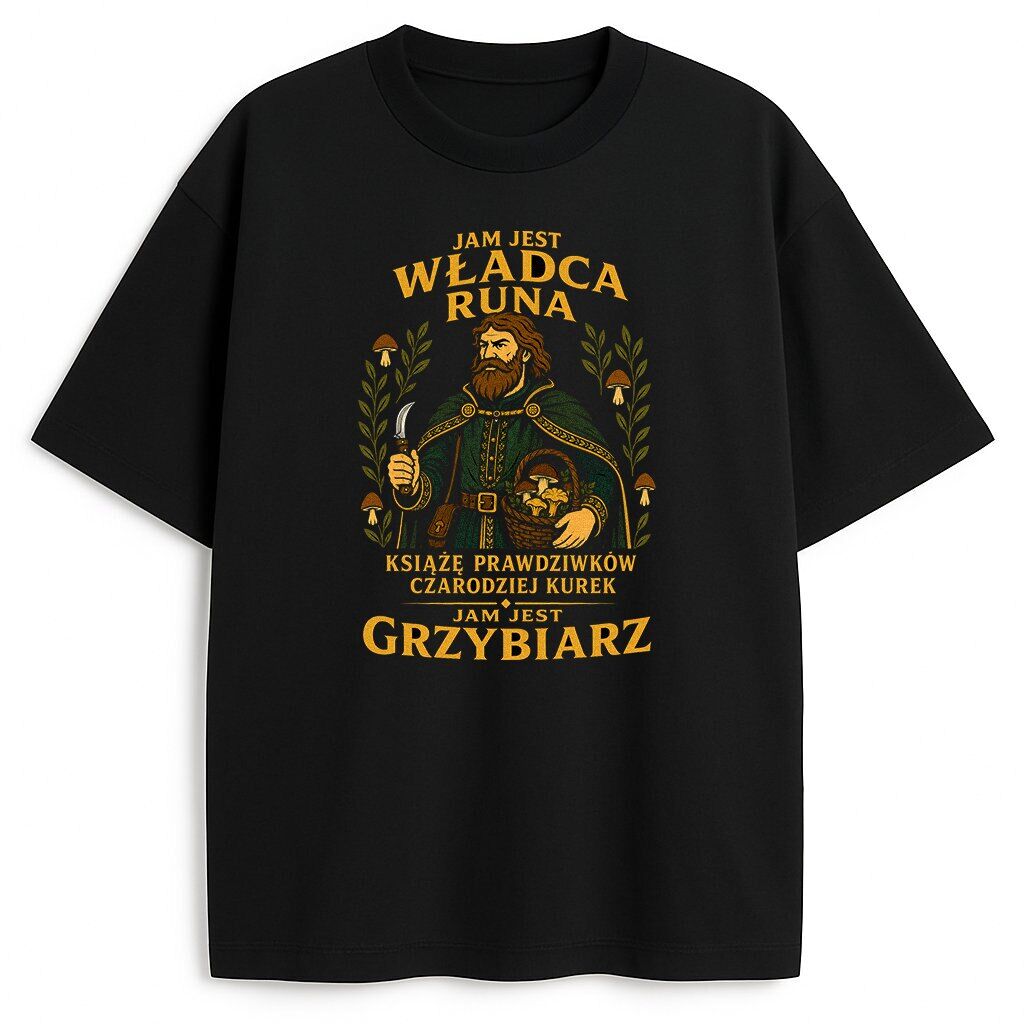 T-shirt Jam Jest Grzybiarz - obrazek 1