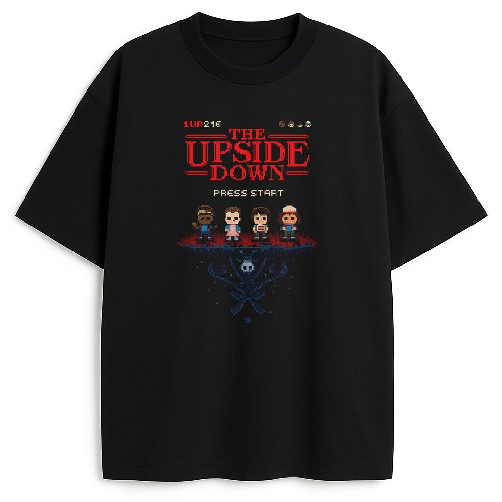 t-shirt Stranger Things The Upside Down - obrazek 1