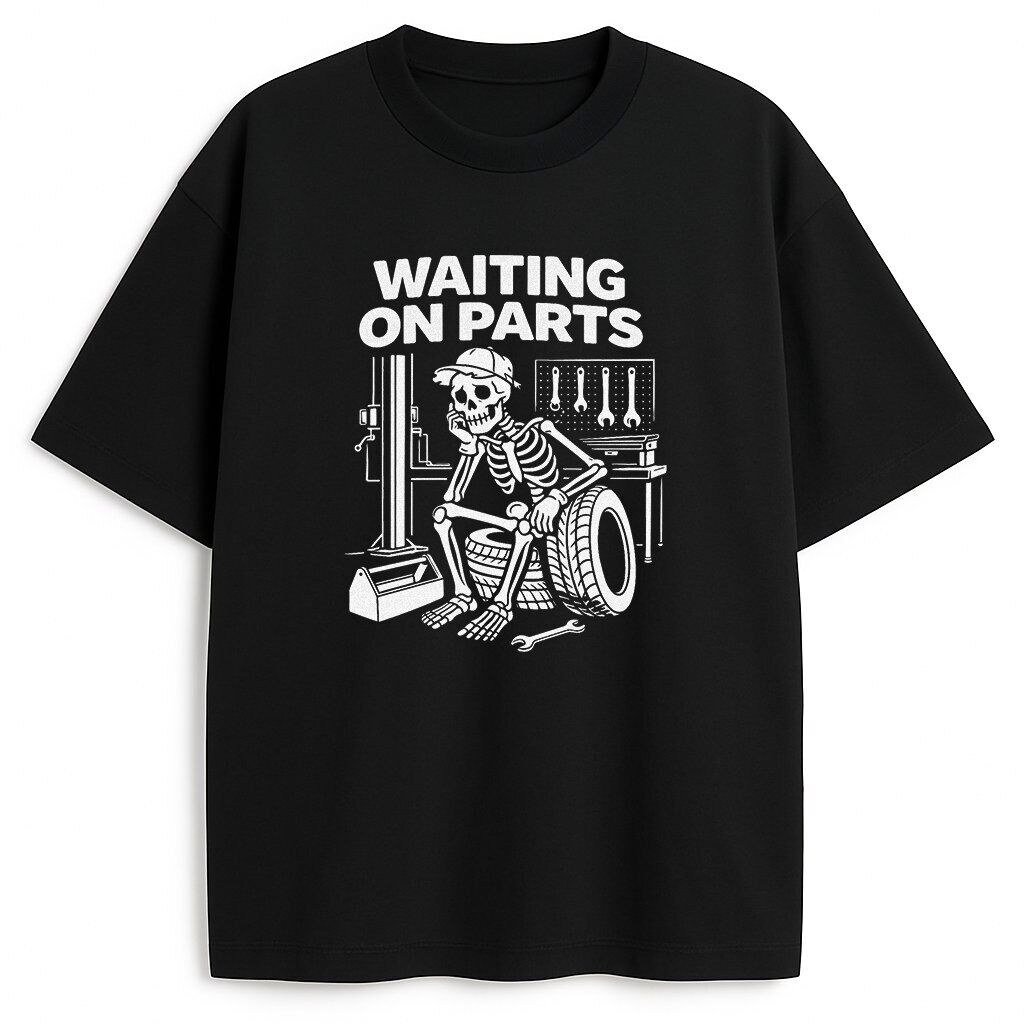 t-shirt Waiting On Parts - obrazek 1