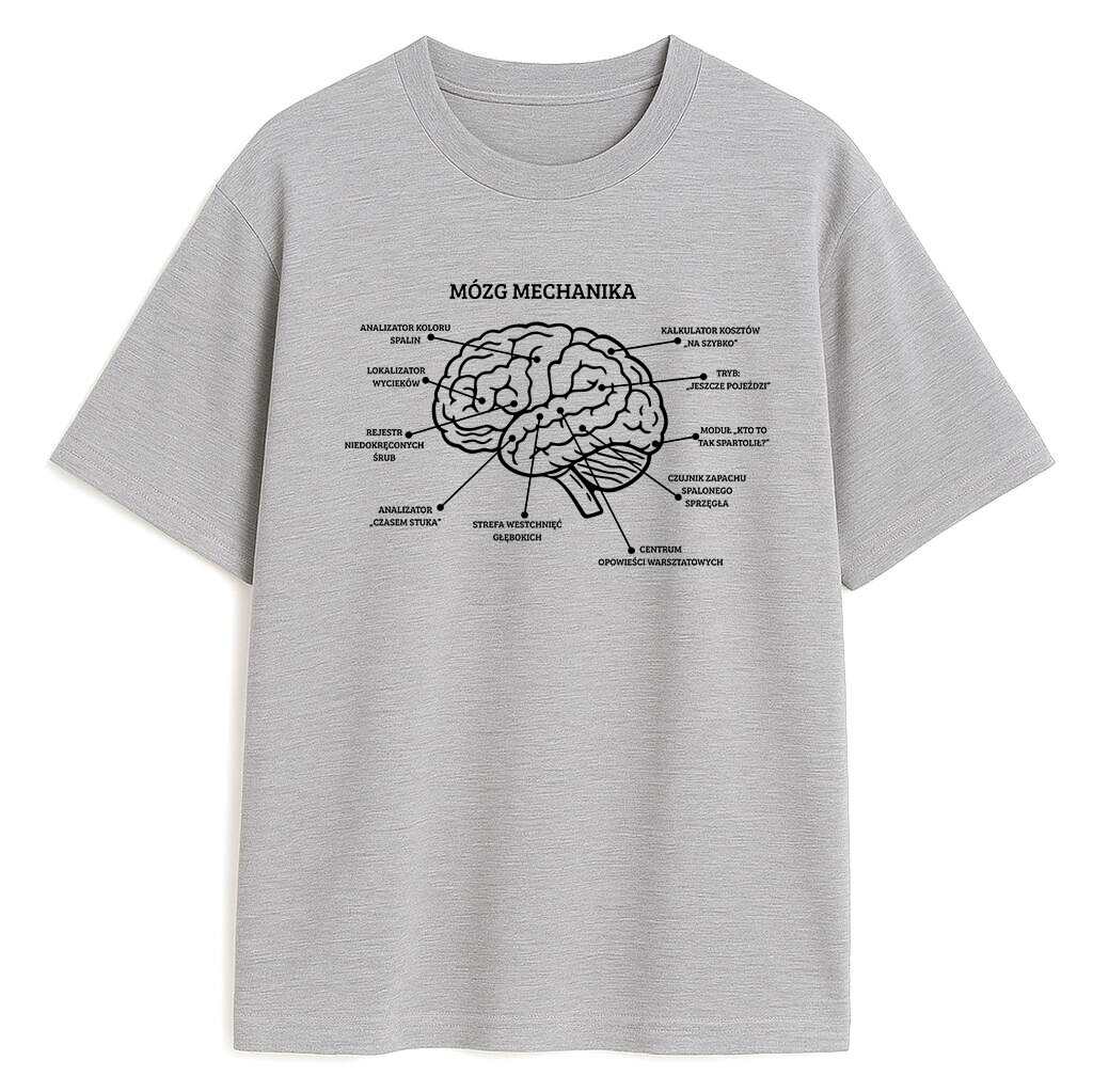 t-shirt Mózg Mechanika - obrazek 1