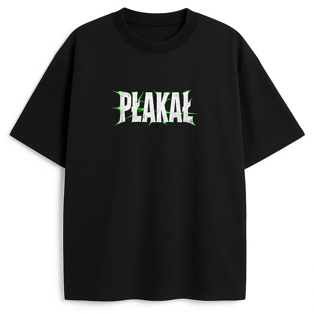 koszulka-czarna-przod-plakal-neon-dorota-wellman_Easy-Resize.com t-shirt Płakał Neon - obrazek 1