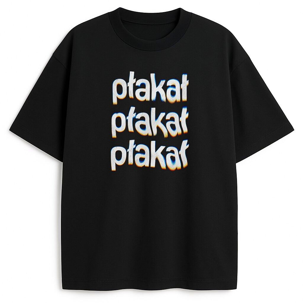 t-shirt Płakał Płakał Płakał - obrazek 1